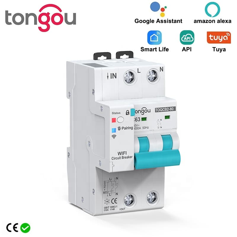63A 2P Tongou WiFi smart Circuit Breaker