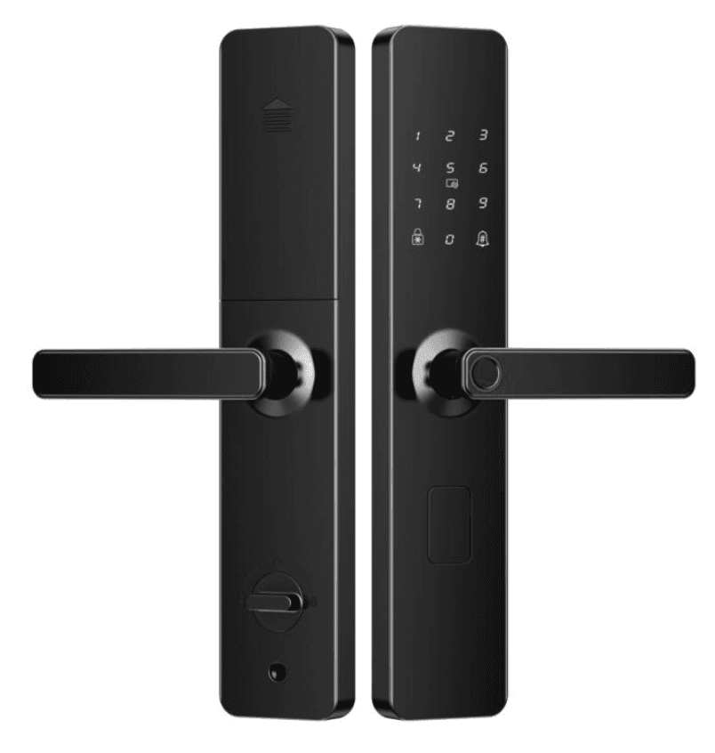 K1T(TTLOCK）- SmartLock: black; fingerprint + password + card + key +TTLOCK