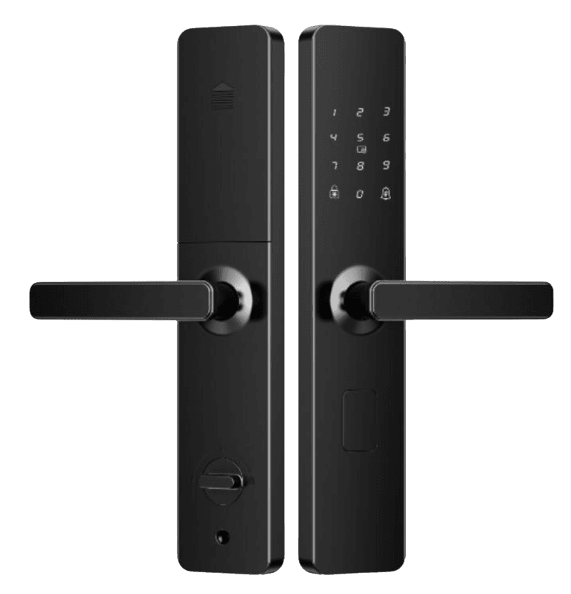 K1 - SmartLock: black; password + card + key +TTLOCK