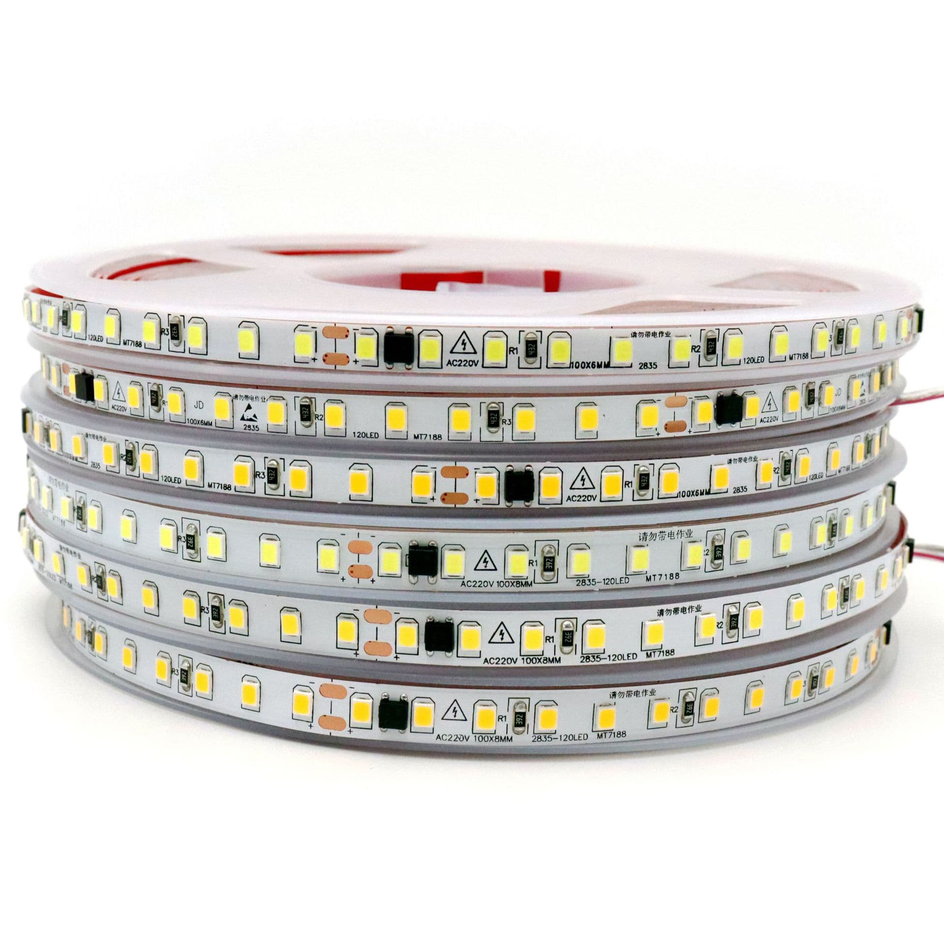 Strip light: 10MM-tricrystal FLAT-1M/CUT-6500K