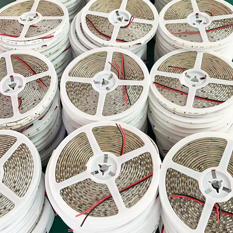 Strip light: Free driver - 220V-8MM-10W/M-10CM/CUT-6500K