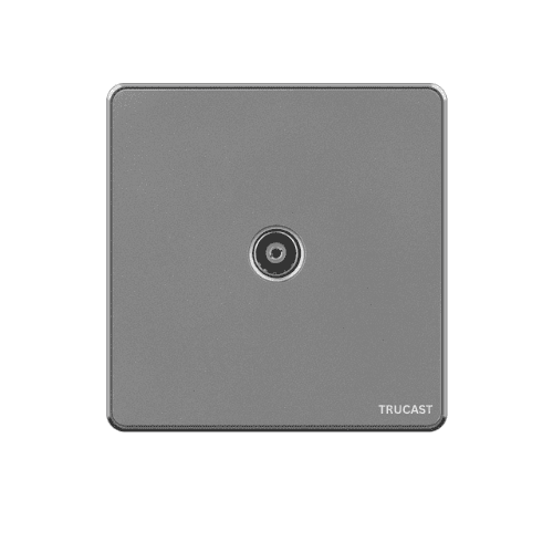 S73 Socket | TV socket; Grey